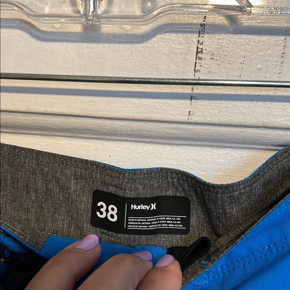 Hurley Men's Blue Swim Shorts - Picture 4 of 5